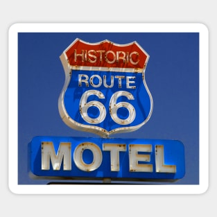 Route 66 motel Sticker